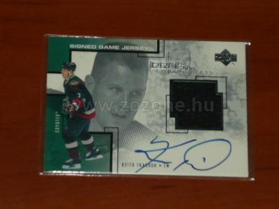 2000-01 Upper Deck Pros and Prospects GAME JERSEY AUTOGRAPHS JERSEY AUTO 1.