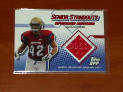 2006 Topps Draft Picks & Prospects SENIOR STANDOUTS JERSEY 1.