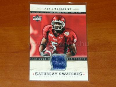 2005 Upper Deck Rookie Debut SATURDAY SWATCHES JERSEY 1.