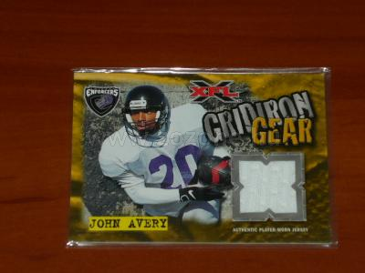 2001 Topps XFL GRIDIRON GEAR JERSEY 1.