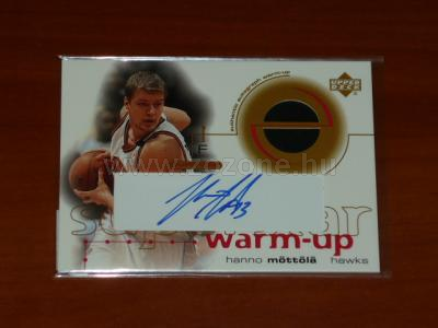 2001-02 Upper Deck Ovation SUPERSTAR WARM-UPS AUTOGRAPHS JERSEY AUTO 1.